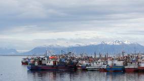Puerto Natales, barcos de la fin du monde